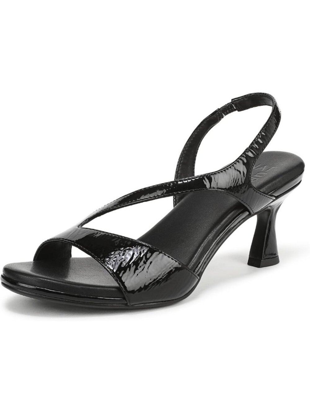 Chic Strappy Slip-On Heeled Dress Sandals for Women - Perfect for Parties